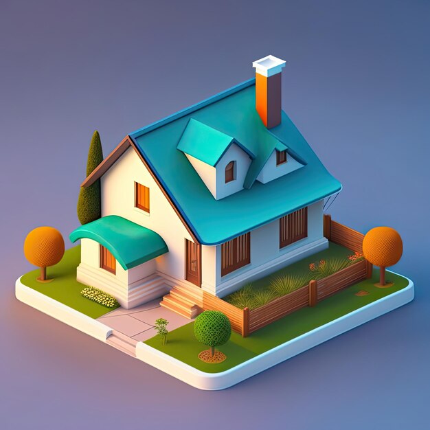 Image of a concept of house investment