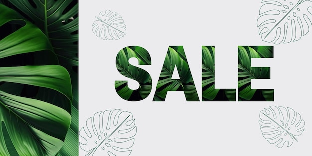 Image for concept of Summer sale season sale