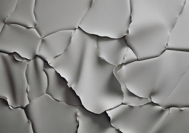 image of a cracked white wall