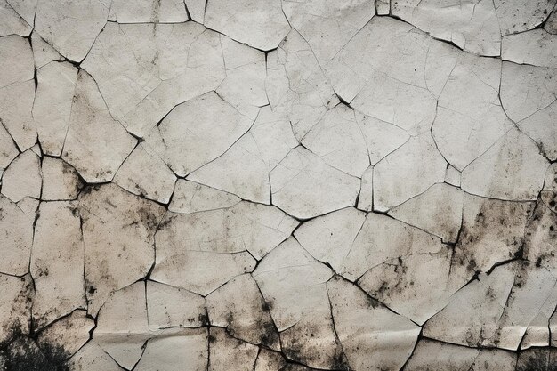 image of a cracked white wall