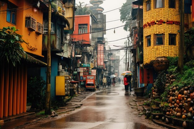 image of a deserted street