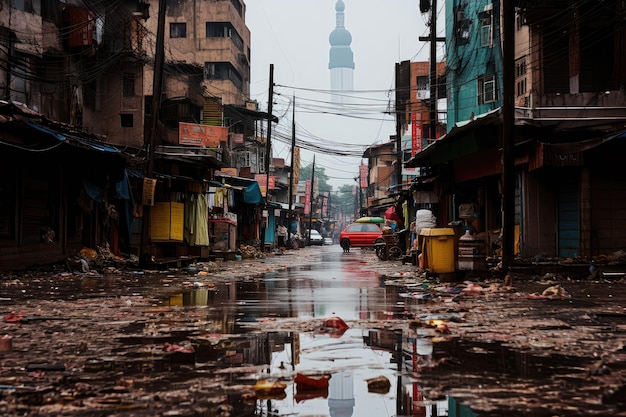 image of a deserted street