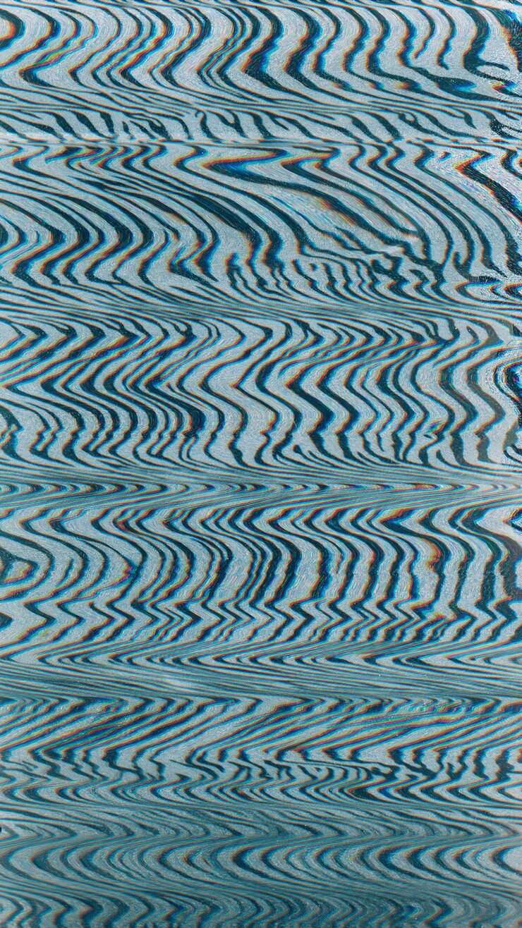 Photo image distortion digital glitch zebra pattern old analog tv vibration wave distressed curve bad