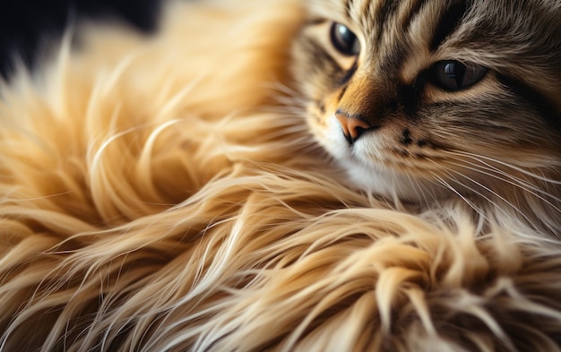 Foto immagine di peli di cane o di gatto sul divano