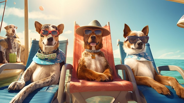 Image of Dogs on Vacation