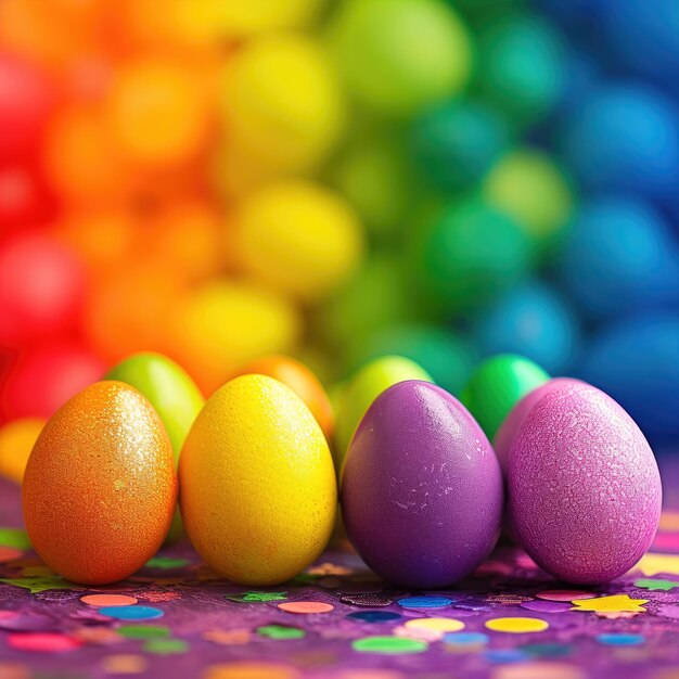 Foto immagine dell'uovo di pasqua nell'arte del design