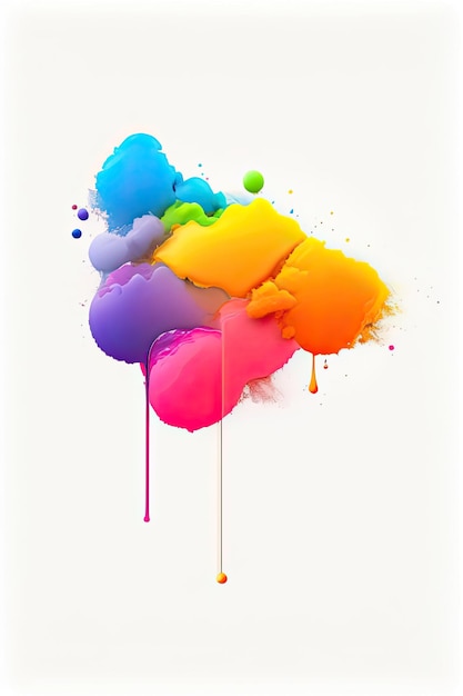 Image of an explosion of colors