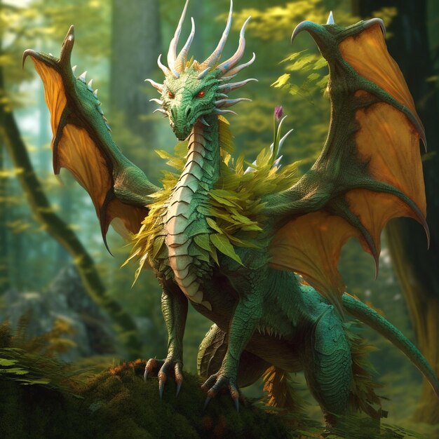 Photo image featuring a dragon