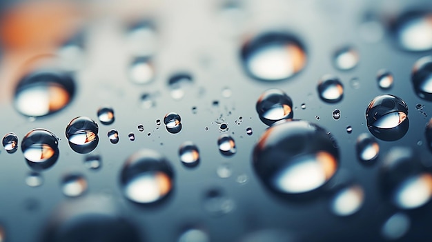 Photo an image featuring water droplets on a glass surface background image