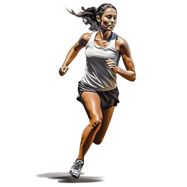 Image of a female runner