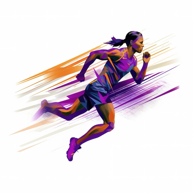 Photo image of a female runner