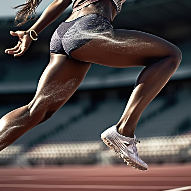 Photo image of a female runner