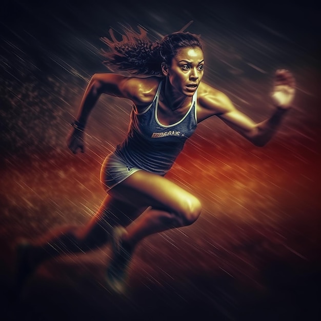 Image of a female runner