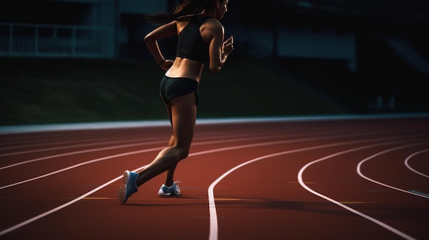 Image of a female runner