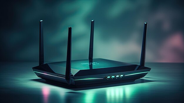 Image of a generic modern highspeed router
