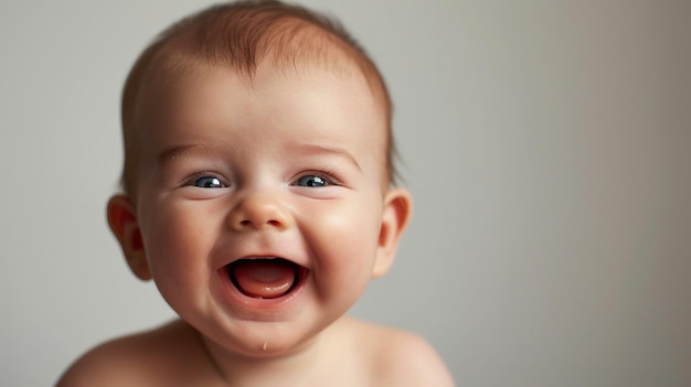 An image of a happy baby