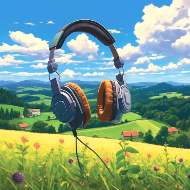 Image of headphones