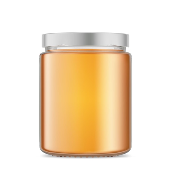 an image of a Honey Jar without label isolated on a white background