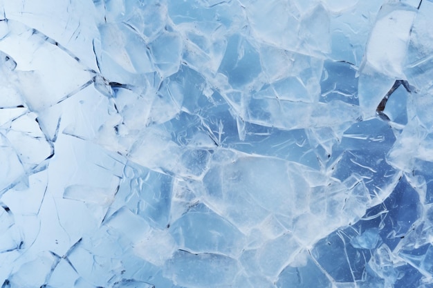 Photo an image of ice and sleet with little flecks of white color and blue