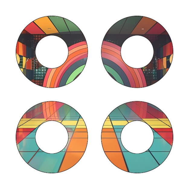 Image icon apps Geometric 70s Background Old Style