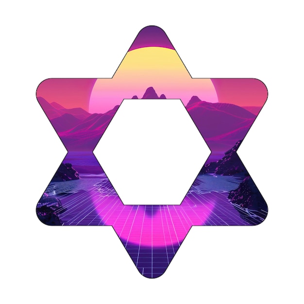 Image icon star of david 80s Geometric Shapes