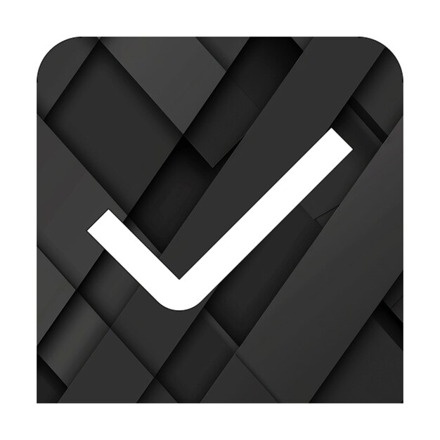 Image icons checkbox Black Rectangle Background