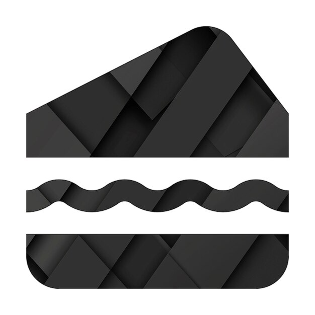 Image icons sandwich Black Rectangle Background