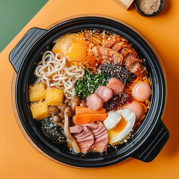 Photo image of japanese food that nabe and good apply for book menu