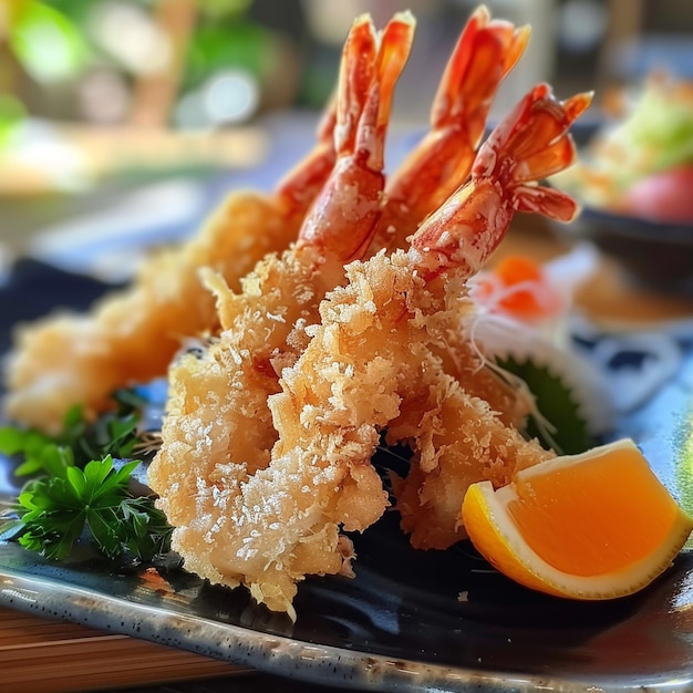 Image of japanese food that tempura and good apply for book menu