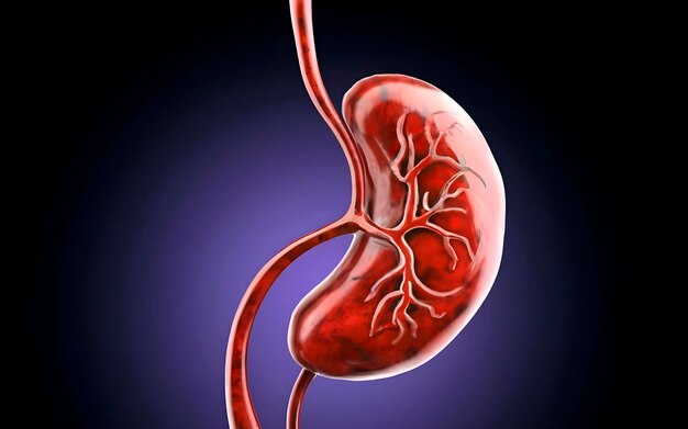 Photo an image of kidney on isolated background ai generated