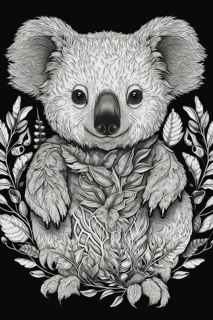 Foto immagine di koala