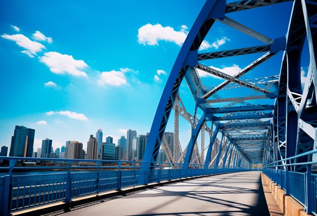 Image of a large steel bridges