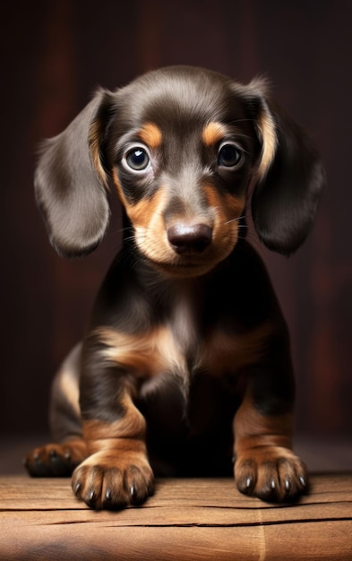 A Image of a Miniature Dachshund Puppy