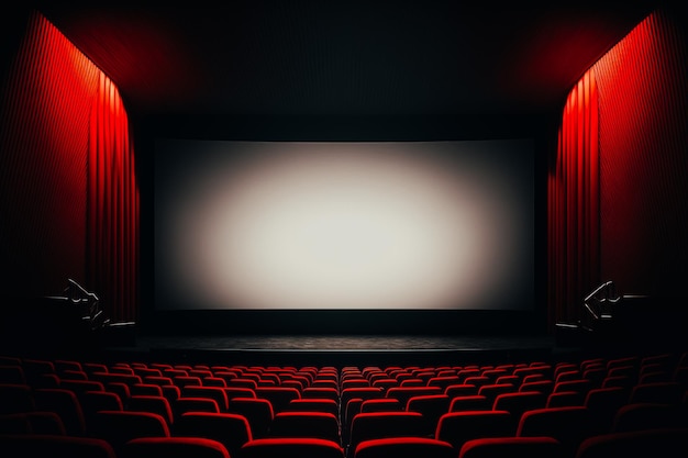 An image of a modern and stylish cinema auditorium