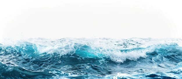 Photo image of an ocean wave with empty space for text