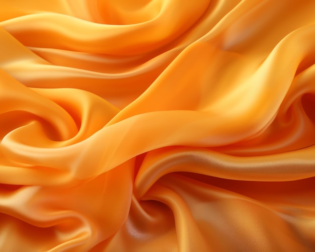 an image of an orange silk fabric