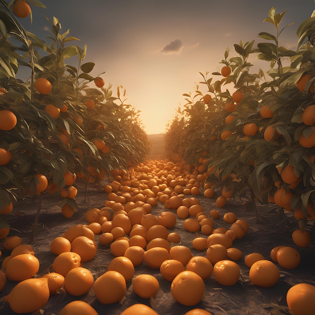 Image of Orange Trees