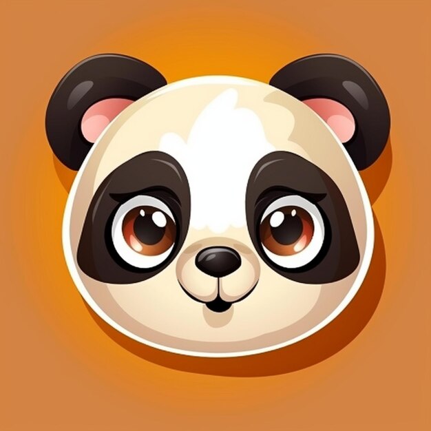 Image Panda Face Clipart