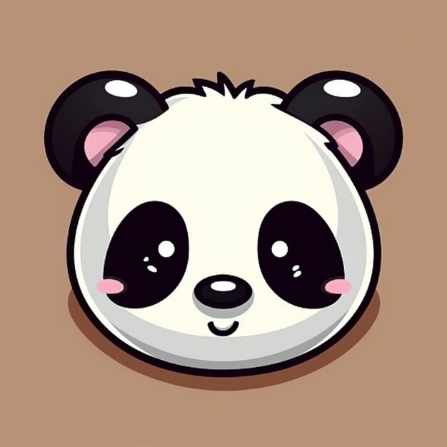 Image Panda Face Clipart