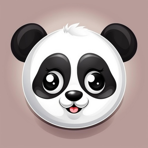 Image Panda Face Clipart