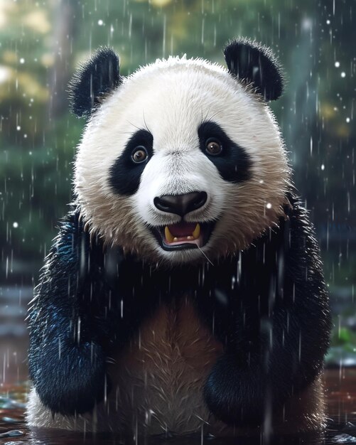 Foto immagine di panda