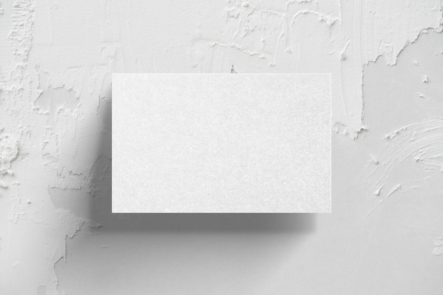 Photo image paper business card on texture background