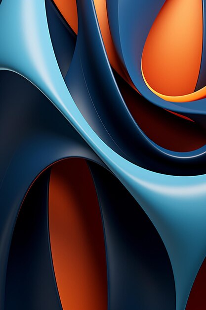 image of a pattern with colors in the style of rendered in cinema4d