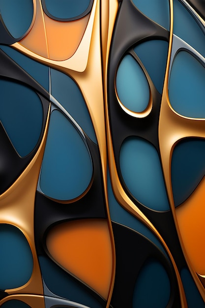 image of a pattern with colors in the style of rendered in cinema4d