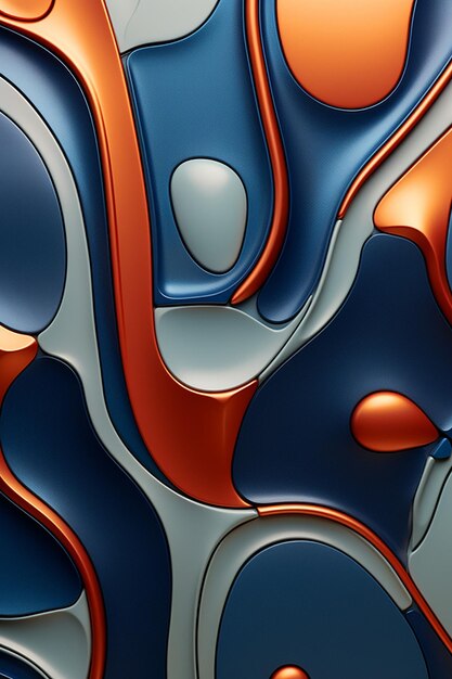 image of a pattern with colors in the style of rendered in cinema4d