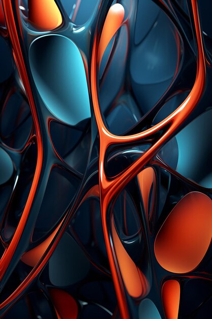 image of a pattern with colors in the style of rendered in cinema4d