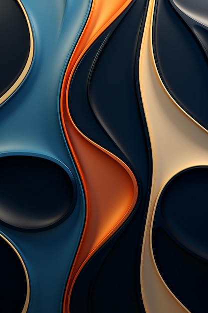 image of a pattern with colors in the style of rendered in cinema4d