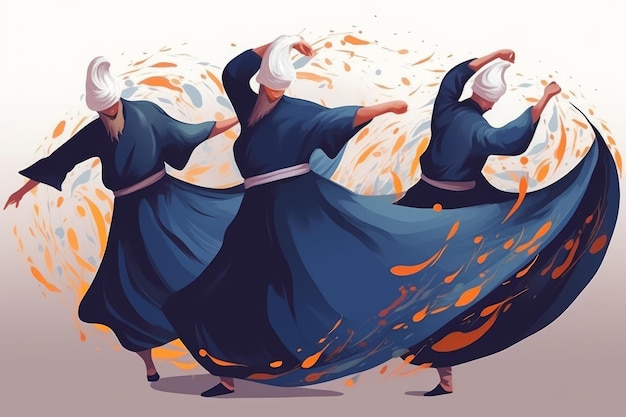 Dervish Dance 생성 AI를 하는 사람들의 이미지