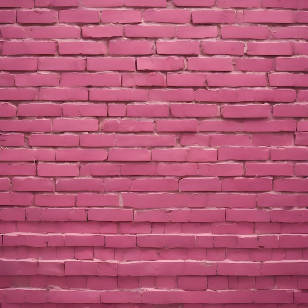 image of pink wall brick texture