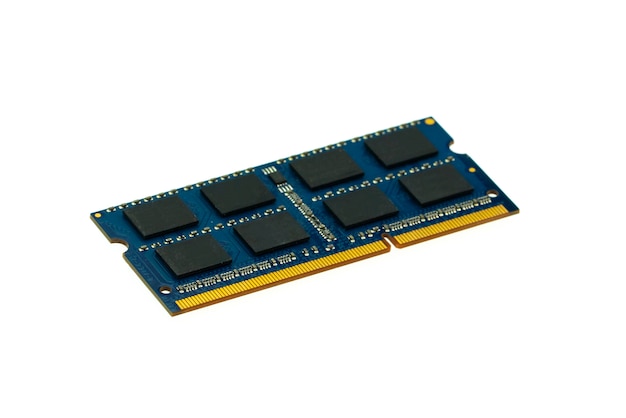 Image of a ram memory on white 